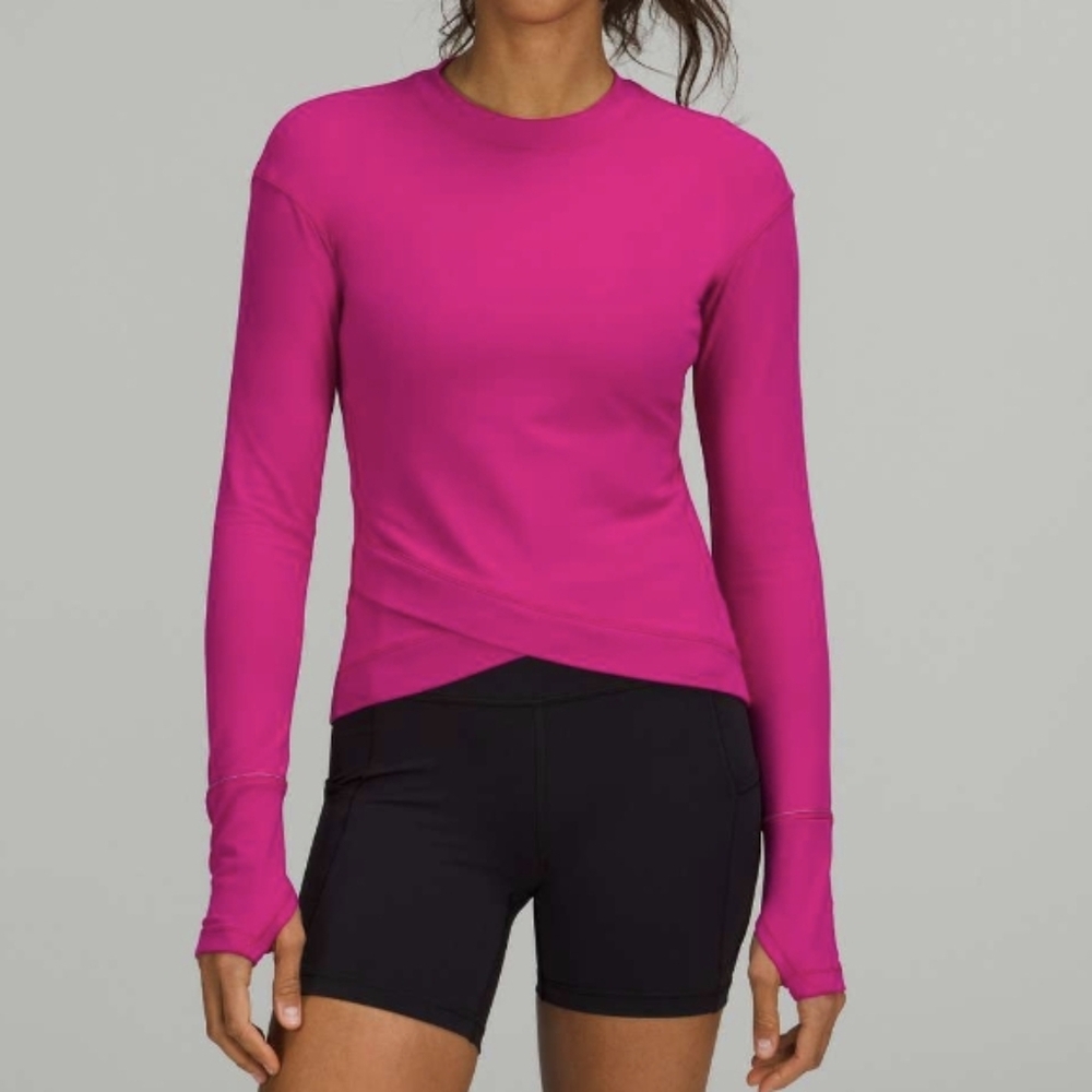 lululemon athletica Pink Long Sleeve Tee